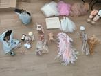 Versiering decoratie Bruiloft, Witte stoffen vlaggetjes, Ophalen of Verzenden, Zo goed als nieuw, Versiering, Geboorte of Huwelijk