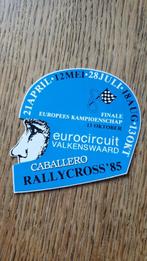 Sticker Eurocircuit Valkenswaard rallycross 1985, Ophalen of Verzenden, Zo goed als nieuw