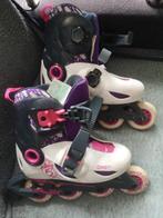 verstelbare meisjes skeelers mt 28-31, Sport en Fitness, Overige merken, Verstelbaar, Inline skates 4 wielen, Gebruikt