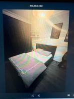 Malm zwart (140x200) inclusief 4 lades, Huis en Inrichting, Ophalen of Verzenden, Zo goed als nieuw, Tweepersoons, 140 cm