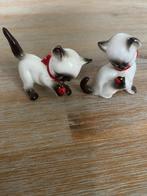 Beeldjes van Siamese katten met lieveheersbeestjes, Verzamelen, Nieuw, Ophalen of Verzenden, Dier