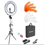 Neewer RL-18 LED Ring Light – Like New, Ophalen of Verzenden, Zo goed als nieuw, Lamp of Flitsset