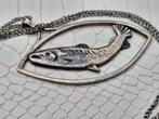 Zilveren ketting vintage uit Schotland, Sieraden, Tassen en Uiterlijk, Antieke sieraden, Ophalen of Verzenden, Zilver, Ketting