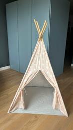 Tipi speeltent roze met witte sterren, Ophalen, Zo goed als nieuw