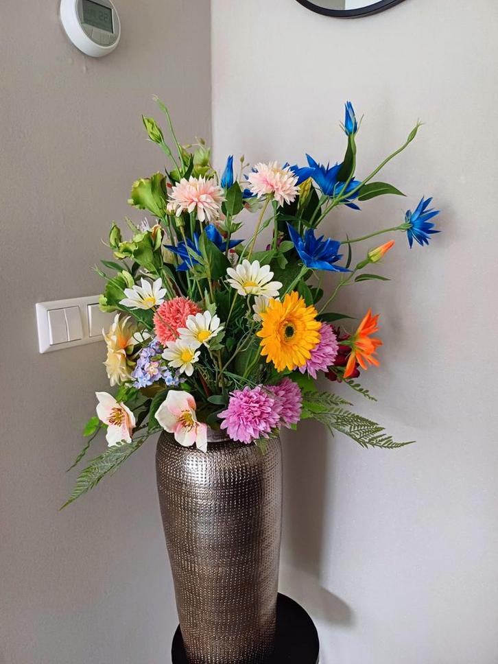 Prachtig Zijden Bloemstuk - Hoge Kwaliteit, Huis en Inrichting, Woonaccessoires | Kunstplanten en Kunstbloemen, Nieuw, Binnen