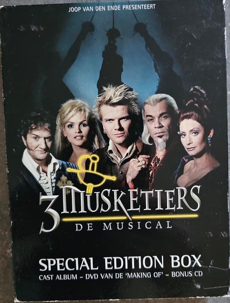 3 Musketiers Musical DVD Box - Special Edition, Alle leeftijden, Ophalen of Verzenden, Zo goed als nieuw, Boxset