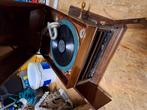 Oude grammofoonplaten speler. Met diverse grammofoonplaten, Antiek en Kunst, Antiek | Tv's en Audio, Ophalen of Verzenden
