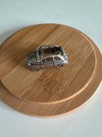Zilveren Fiat 500 Cabrio Miniatuur, Overige merken, Gebruikt, Ophalen of Verzenden, 1 bedel
