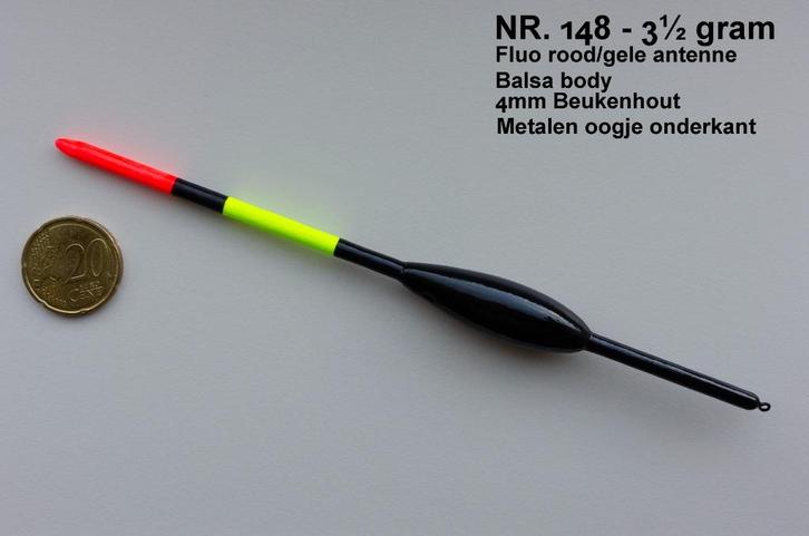 KARPERDOBBER HANDBUILT N 148 / 3½ gram, Watersport en Boten, Hengelsport | Karpervissen, Nieuw, Dobber of Lood, Ophalen of Verzenden