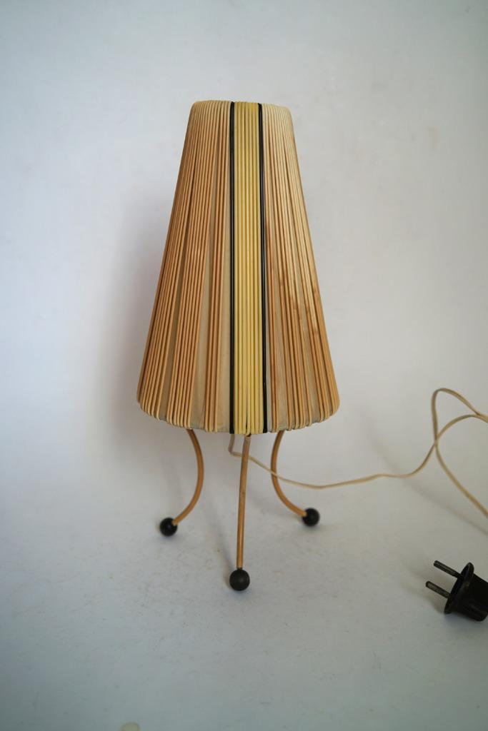 vintage space age raket philips tafellamp pilastro draad b., Huis en Inrichting, Lampen | Tafellampen, Gebruikt, Minder dan 50 cm