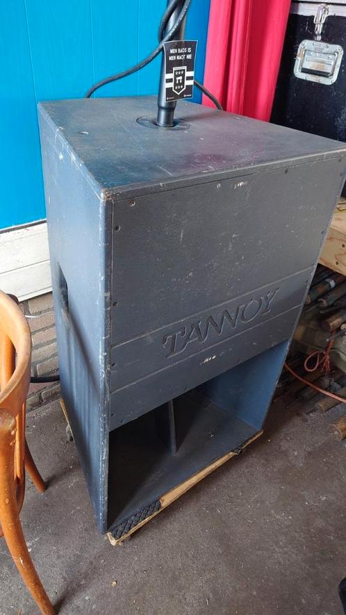 Tannoy IQ18B hoorngeladen 18", Audio, Tv en Foto, Luidsprekers, Gebruikt, Subwoofer, 120 watt of meer, Overige merken, Ophalen