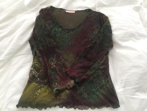 St. Emile gevoerd shirt met lange mouwen maat L, Kleding | Dames, Tops, Gedragen, Maat 42/44 (L), Groen, Lange mouw, Verzenden