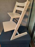 Kinderstoel Tripp Trapp zgan WIT, Ophalen, Zo goed als nieuw, Meegroeistoel