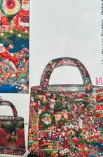 Kerst shopper canvas dubbelzijdig, 120 cm of meer, Nieuw, Ophalen of Verzenden, Katoen