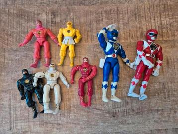 Vintage ninja's en powerrangers  beschikbaar voor biedingen