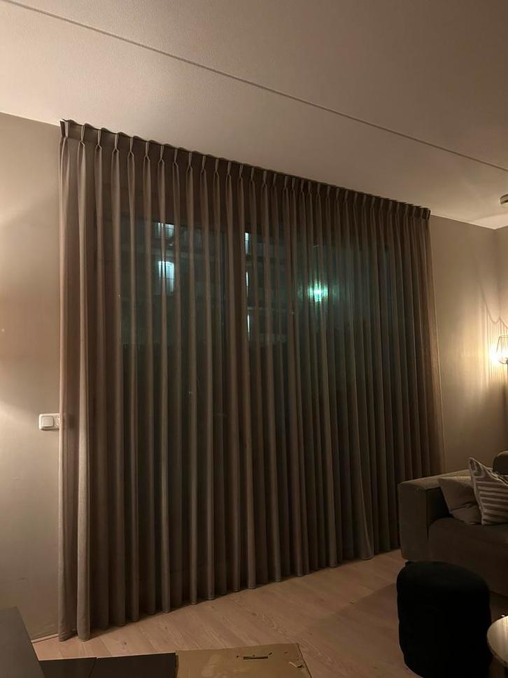 Vitrage Karwei. 273x300, Huis en Inrichting, Stoffering | Gordijnen en Lamellen, Zo goed als nieuw, 200 cm of meer, Ophalen of Verzenden