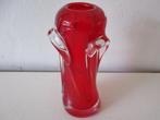Bohemia vintage ruby robijn rode glazen vaas, Antiek en Kunst, Antiek | Glas en Kristal, Ophalen of Verzenden