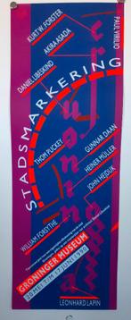 Originele poster Swip Stolk Groningen Stadsmarkering, Rechthoekig Staand, Verzenden, Zo goed als nieuw, A1 t/m A3