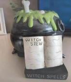 Halloween decor heksen ketel 35 cm hoog, Verzenden, Nieuw, Halloween of Griezel