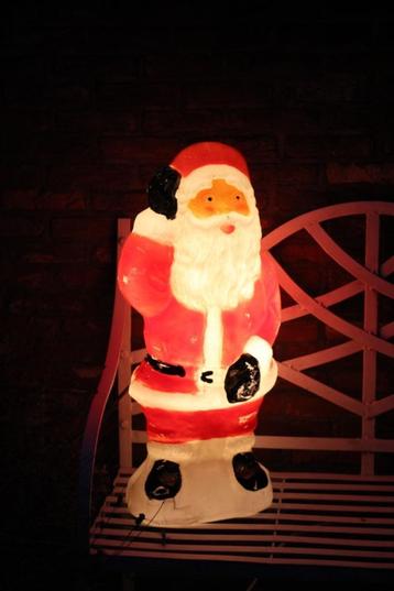 kerstman vintage verlichte blown mould  beschikbaar voor biedingen