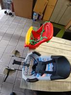 Schommel en fietszitje, Ophalen