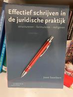 Effectief schrijven in de juridische praktijk, Joost Swanborn, Verzenden, Sociale wetenschap, Zo goed als nieuw