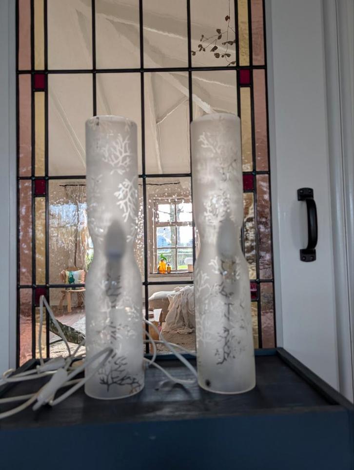 Twee lampen Smärt van Ikea, Huis en Inrichting, Lampen | Tafellampen, Minder dan 50 cm, Ophalen of Verzenden