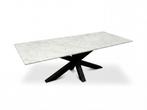 Carrara Bianco, Marmeren tafel, 140x90, Ophalen, Overige materialen, 100 tot 150 cm, Nieuw