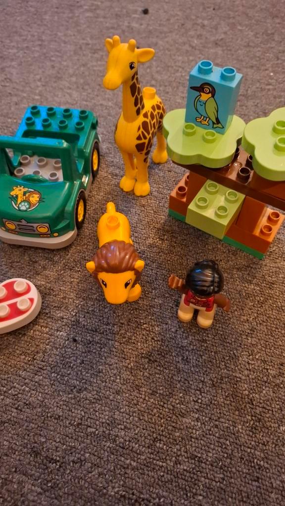 Duplo 10802 - Wereld Rond de Savanne, Kinderen en Baby's, Speelgoed | Duplo en Lego, Gebruikt, Duplo, Complete set, Ophalen of Verzenden