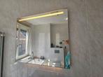 Badkamerspiegel met verlichting, Ophalen, Zo goed als nieuw, Minder dan 100 cm, Rechthoekig