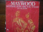 single maywood 45rpm jukebox vinyl record mother how are you, Pop, Ophalen of Verzenden, 7 inch, Single