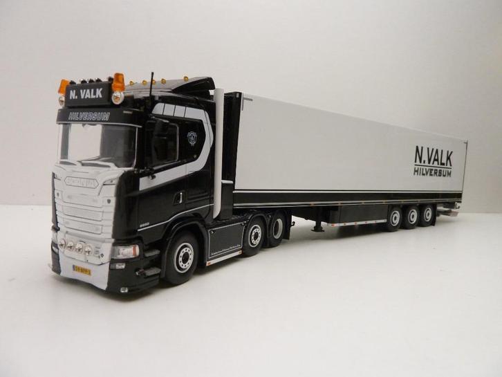 Scania  ''  Nick Valk Hilversum ''  Tekno, Hobby en Vrije tijd, Modelauto's | 1:50, Zo goed als nieuw, Bus of Vrachtwagen, Tekno