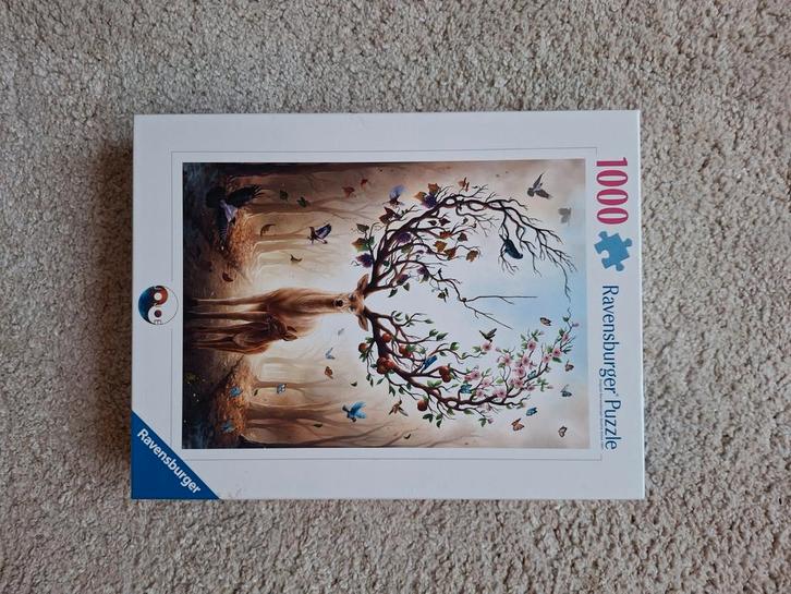 Ravensburger Puzzel - Magisch Hert - Nieuw!, Hobby en Vrije tijd, Denksport en Puzzels, Nieuw, Legpuzzel, 500 t/m 1500 stukjes