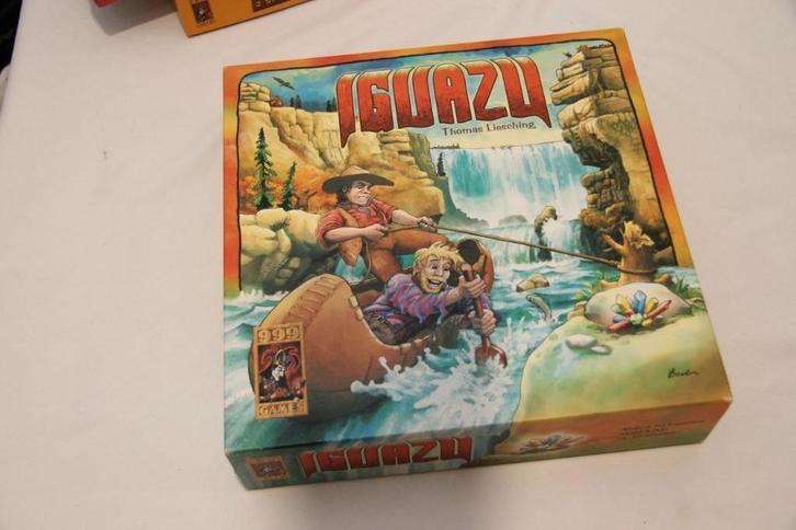 Iguazu bordspel, Hobby en Vrije tijd, Gezelschapsspellen | Bordspellen, Zo goed als nieuw, Een of twee spelers, Drie of vier spelers
