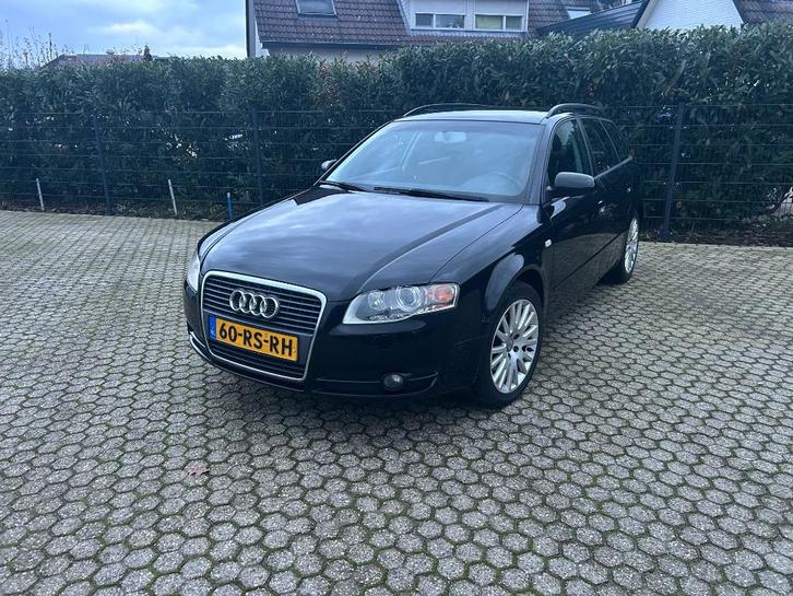 Audi A4 2.0 96KW Avant 2005 Zwart, 1e eigenaar, dealerond., Auto's, Audi, Particulier, A4, ABS, Airbags, Airconditioning, Alarm