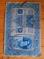 Oostenrijkse 1000 Kronen Bankbiljet, Ophalen of Verzenden, Euro's, Los biljet