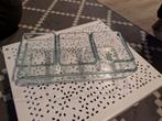 Glass Seasoning box, Huis en Inrichting, Keuken | Potten en Pannen, Ophalen, Zo goed als nieuw, Glas, Pot, Bus of Blik