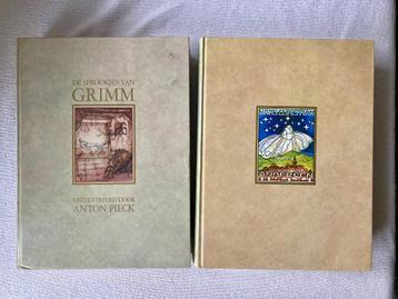 Sprookjes en vertellingen Grimm en Andersen (2 boeken) beschikbaar voor biedingen