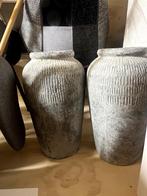 2x Bloempot, Tuin en Terras, Rond, Binnen, Ophalen of Verzenden, Zo goed als nieuw