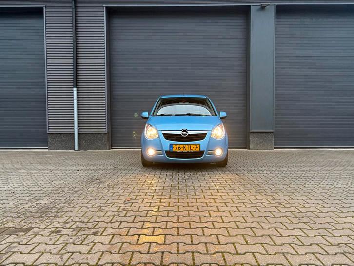 Opel Agila 1.2 16V 2010 Blauw (51886km) en airco, Auto's, Opel, Particulier, Agila, Benzine, C, Hatchback, Handgeschakeld, Origineel Nederlands