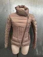 Bomboogie dons jas xs s beige coat jacket, Ophalen of Verzenden, Zo goed als nieuw, Maat 34 (XS) of kleiner, Beige