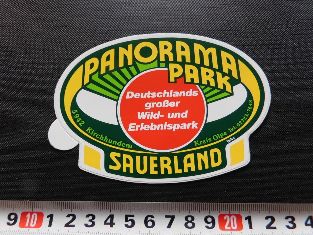 sticker PANORAMA PARK Sauerland, Verzamelen, Ophalen, Zo goed als nieuw