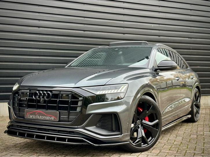 Audi Q8 60 TFSI e Quattro Competition S-LINE PANO|HUD|360|RS, Auto's, Audi, Bedrijf, Q8, 360° camera, ABS, Achteruitrijcamera
