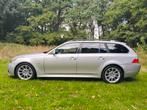 BMW 5-Serie 3.0 D 530 Touring AUT 2005 Grijs + M pakket, Auto's, Achterwielaandrijving, Zwart, Leder, Stationwagon