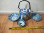 Japans oud porseleinen theeservies, familie rose, Antiek en Kunst, Ophalen of Verzenden