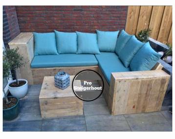 Steigerhout Loungebank Loungeset Tuinbank Tuinset Hoekbank  beschikbaar voor biedingen
