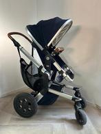 Joolz kinderwagen blauw: ligbak, wandelbak,maxicosi adapters, Ophalen, Gebruikt, Combiwagen, Overige merken