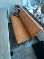 Eetbank cognac kleur 185 lang €175,- moet weg!!!, Huis en Inrichting, Ophalen, Gebruikt