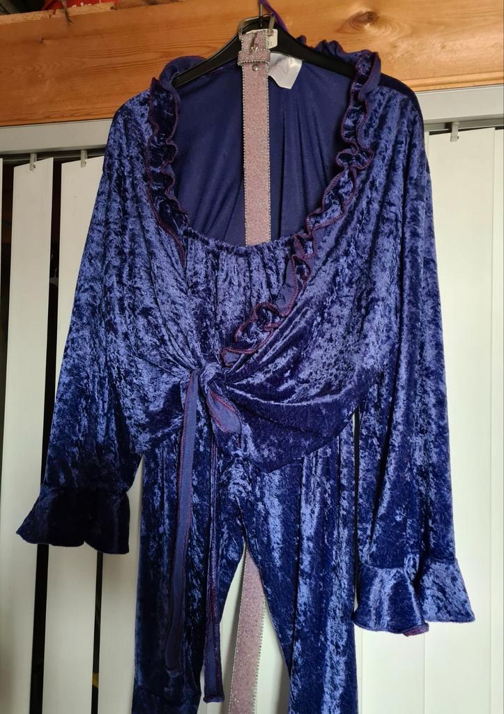 Flower Power Broekpak - Maat S, Kleding | Dames, Carnavalskleding en Feestkleding, Zo goed als nieuw, Kleding, Carnaval, Maat 36 (S)