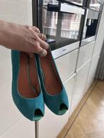 Sleehakken Carma maat 38, Gedragen, Groen, Sandalen of Muiltjes, Ophalen of Verzenden